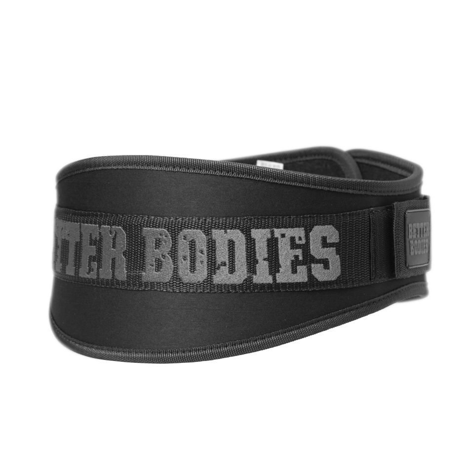 Неопреновый пояс Better Bodies Basic Gym Belt, Black